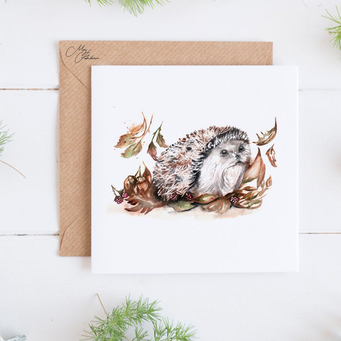 Hedgehog Greeting Card