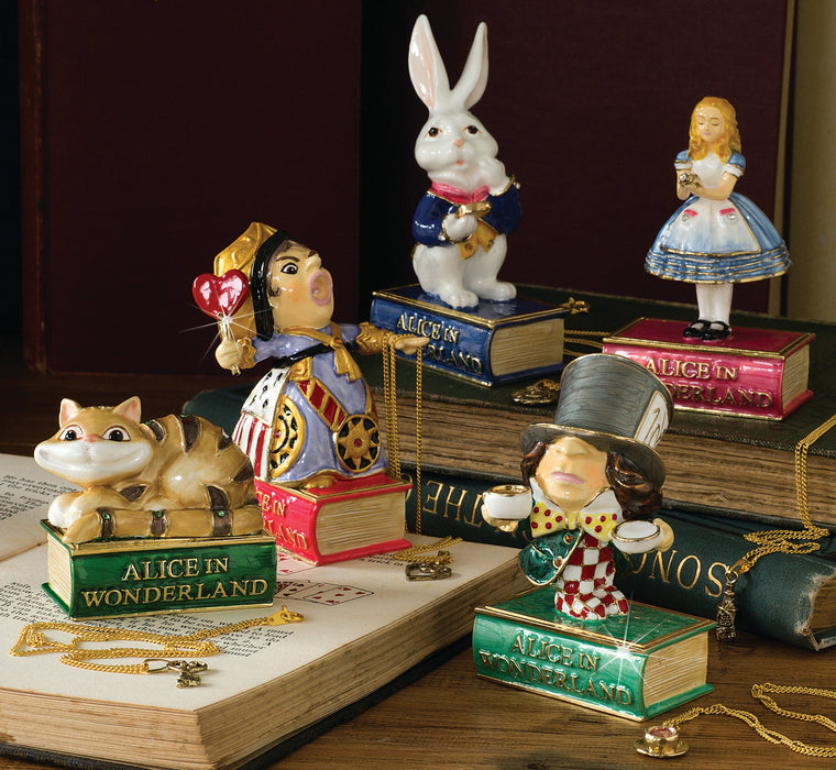 White Rabbit - Cloisonné Collectible, Alice in Wonderland