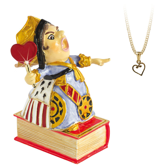 Queen Of Hearts - Cloisonné Collectible, Alice in Wonderland