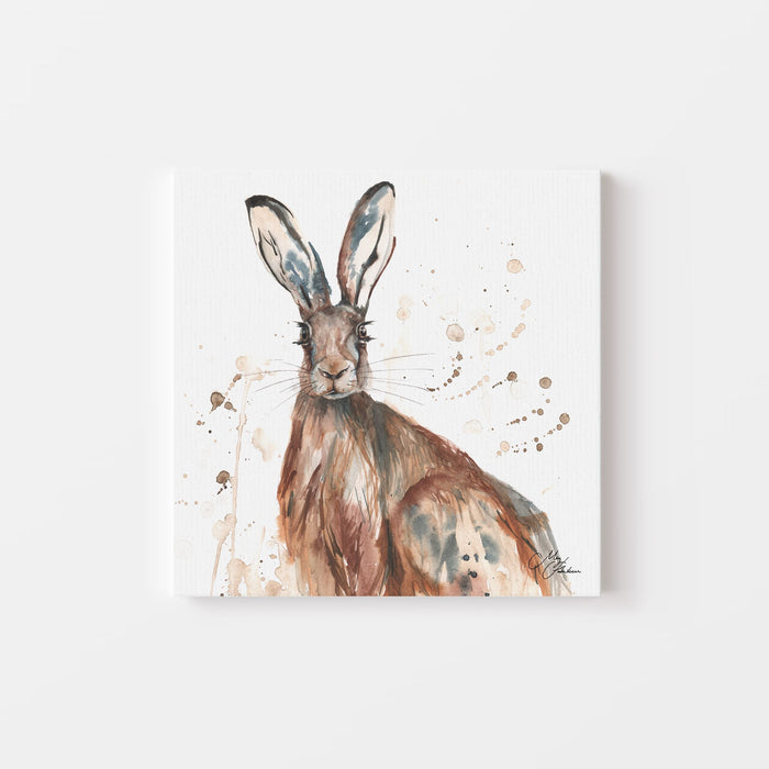 Hare Watercolour Canvas