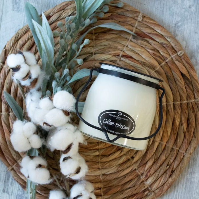 Butter Jar Candle, Small - Cotton Blossom