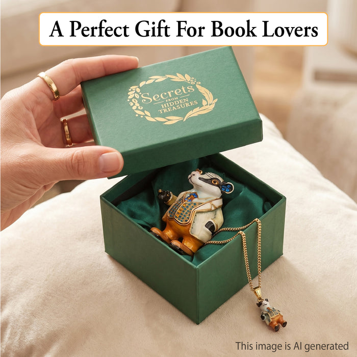Badger, Cloisonné Collectible Wind in The Willows