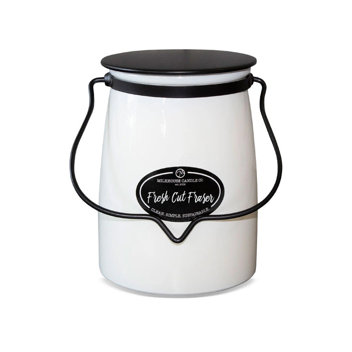Butter Jar Candle, Large - Fresh Cut Fraser