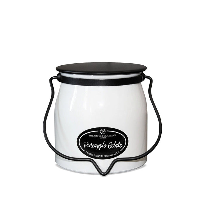 Butter Jar Candle, Small - Pineapple Gelato