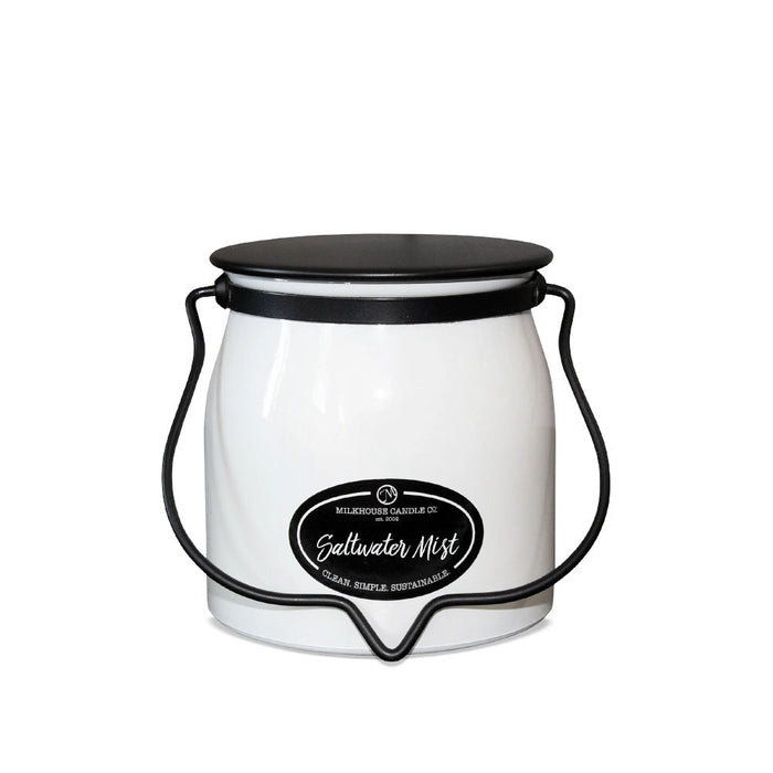 Butter Jar Candle, Small - Saltwater Mist