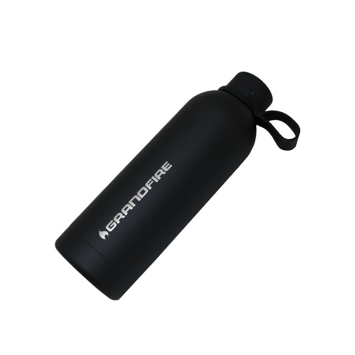 500ml Stainless Steel Insulated Bottle – Matte Black | Grandfire