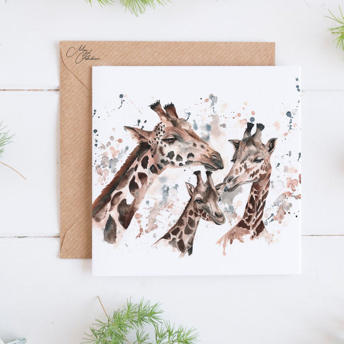 Giraffe Greeting Card