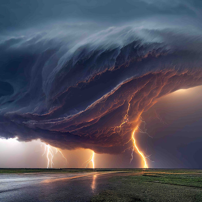 Milkbottle Candle, Large - Summer Storm