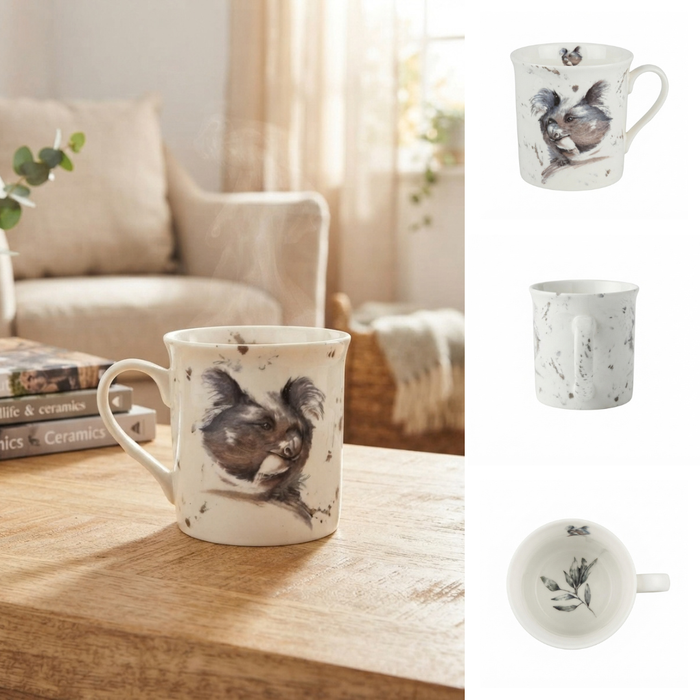 Koala Face- New Bone China Mug