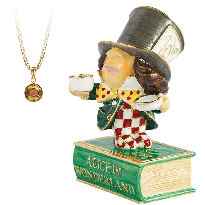 Mad Hatter -Cloisonné Collectible, Alice in Wonderland