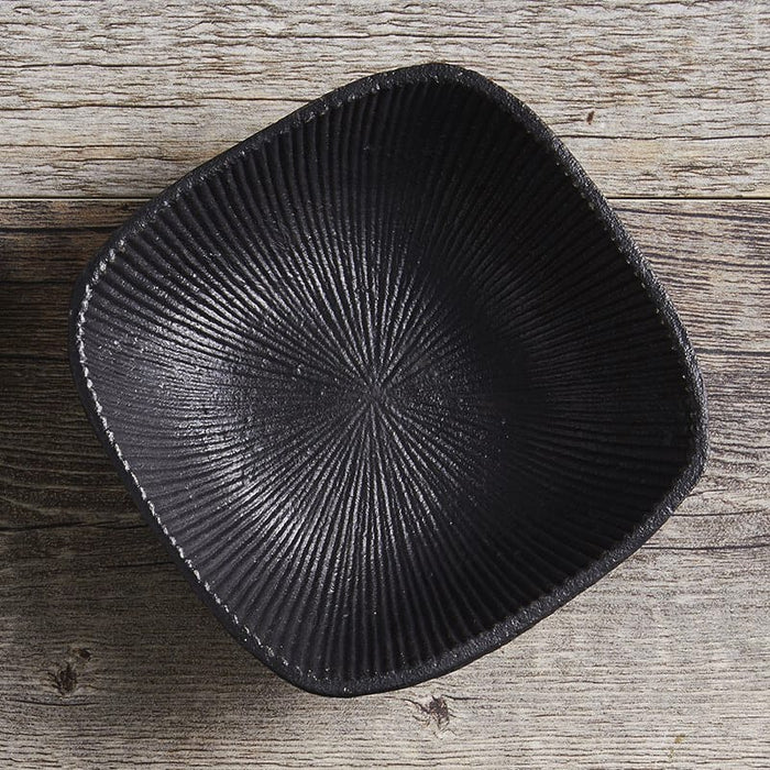 Square Bowl Ornate - Cast Iron