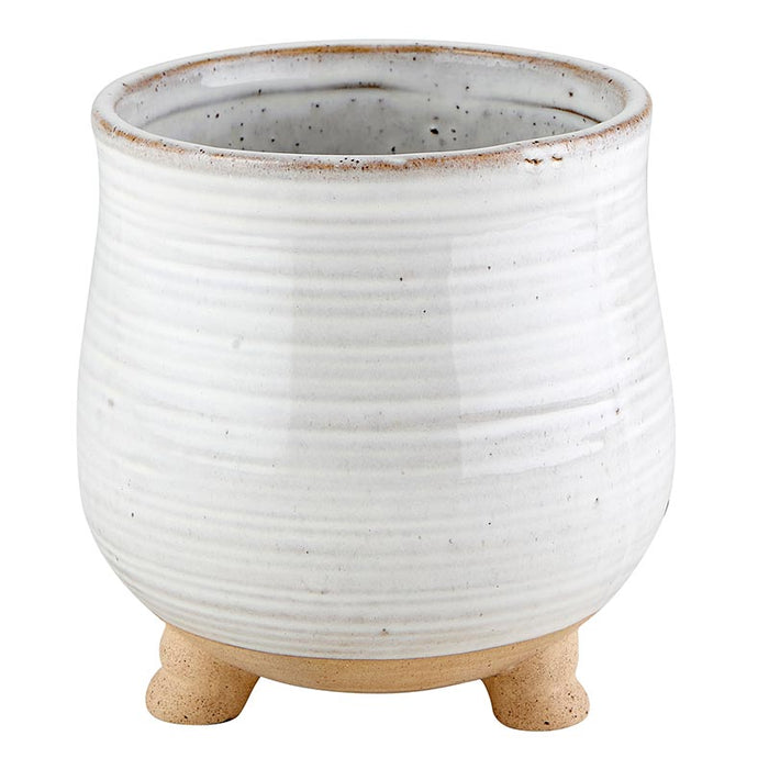 Porcelain Pot With Legs - Size: Medium