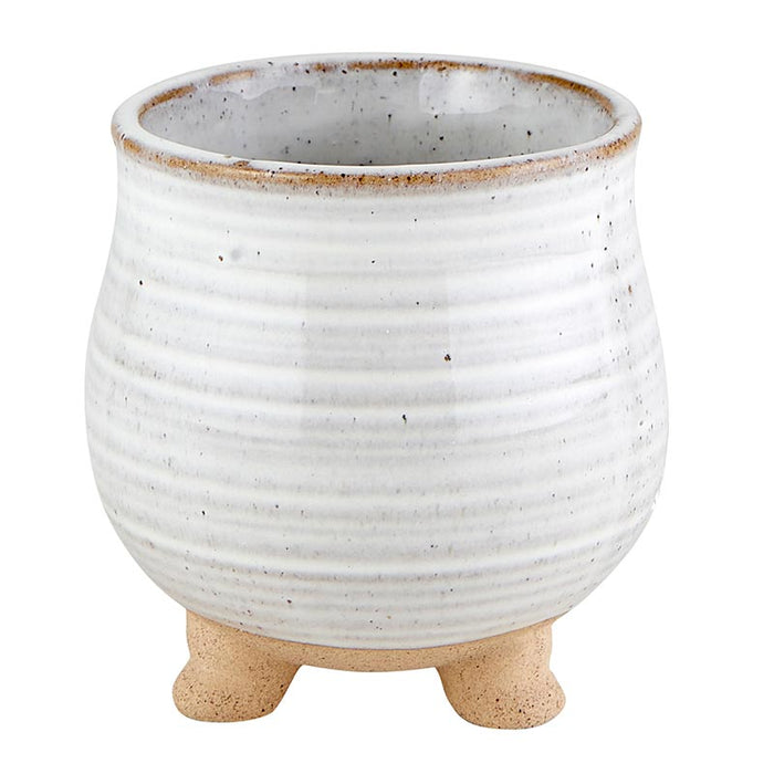 Porcelain Pot With Legs - Size: Small