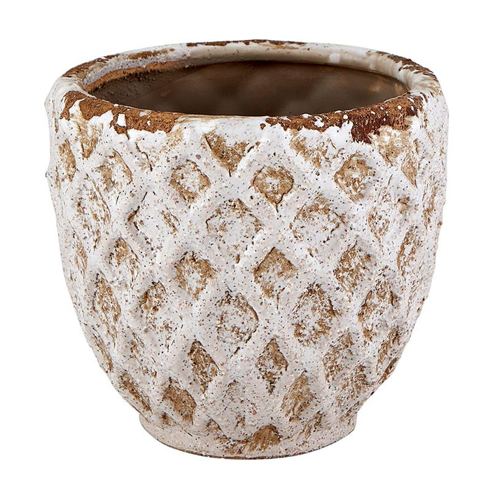 Diamond Pattern Pot - Size: Small