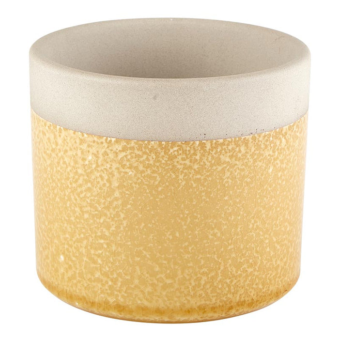 Yellow Two Tone Planter - Size: Small