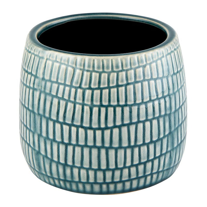 Cream & Grey Planter -Size: Large, Large