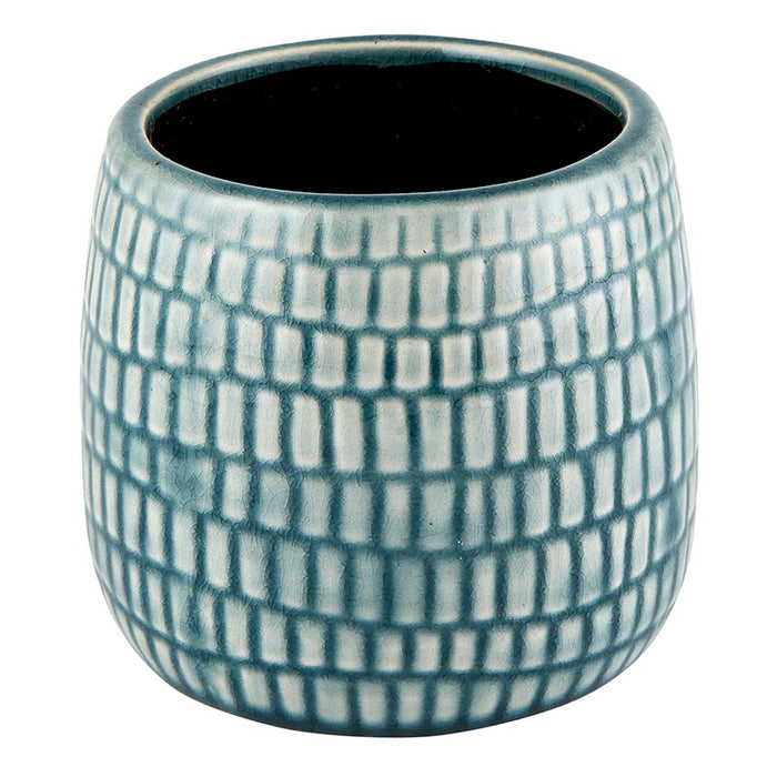 Cream & Grey Planter - Size: Small