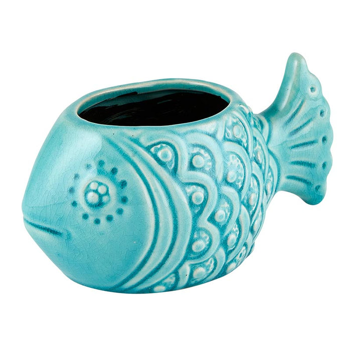 Lake Blue Fish Planter