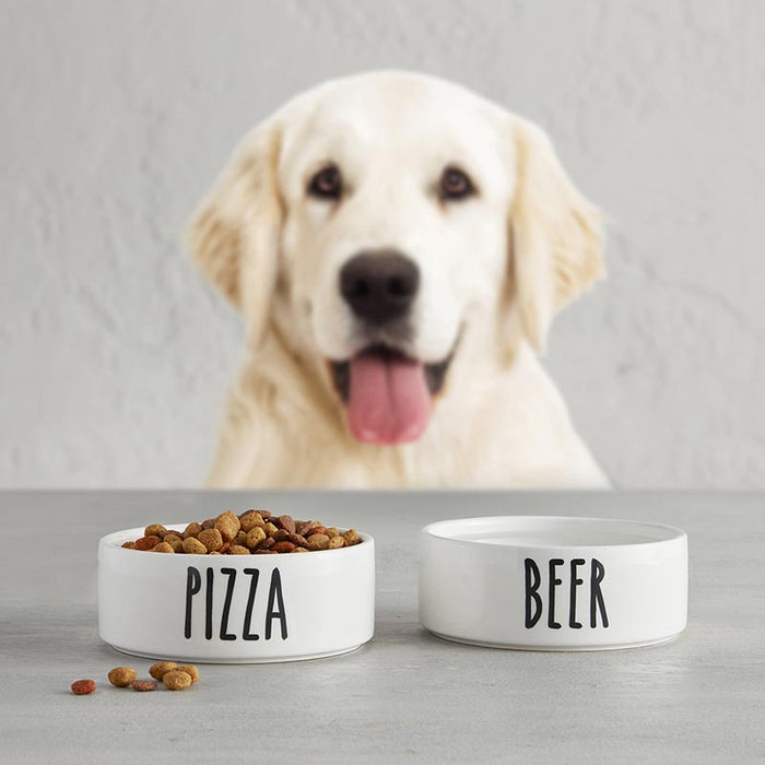 Ceramic Pet Bowl - Pizza