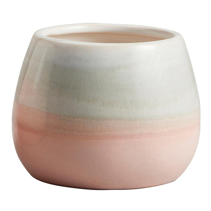 Pink Grey Pot - Size: Small