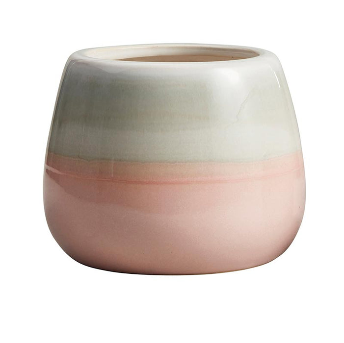 Pink Grey Pot - Size: Large, Large