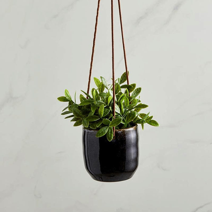 Navy Hanging Vase