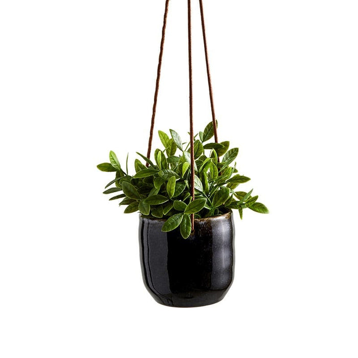 Navy Hanging Vase