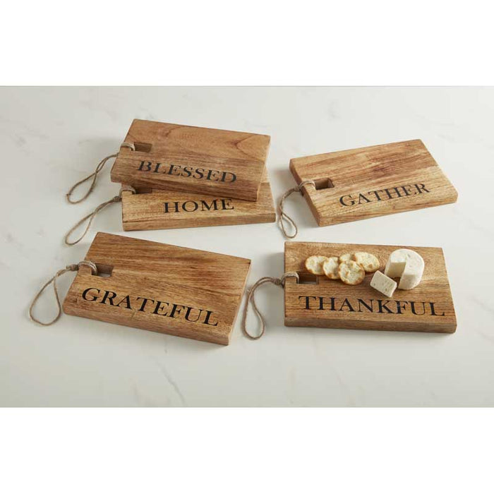 Wooden Chopping Board - Thankful