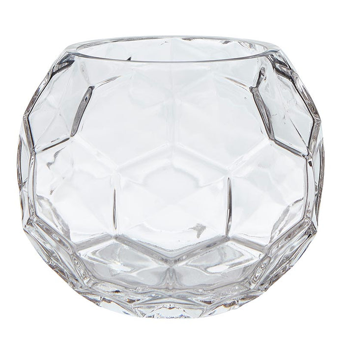 Bubble Glass Vase - Round Size: Small