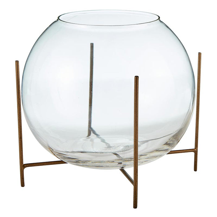 Glass Vase Holder - Round Size: Medium