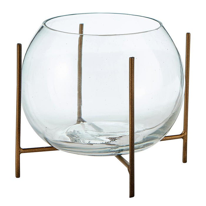 Glass Vase Holder - Round Size: Small