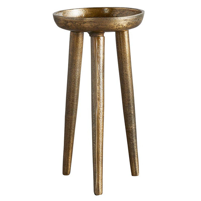 Brass Pillar Holder - Size: Large, Large