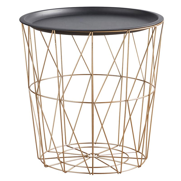 Gold Wire Table (Set Of 3)