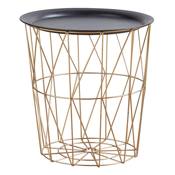 Gold Wire Table (Set Of 3)