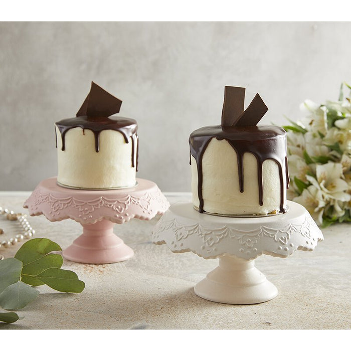 Mini Cake Stand - White