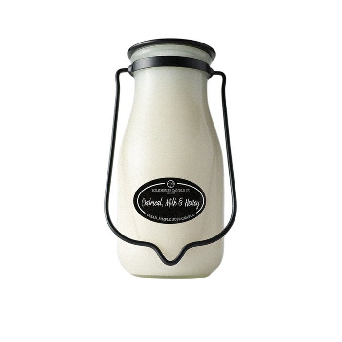 Milkbottle Candle Lge - Oatmeal, Milk, & Honey