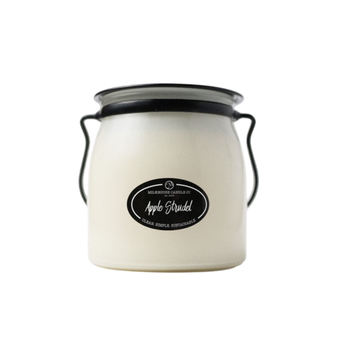 Butter Jar Candle Sml - Apple Strudel