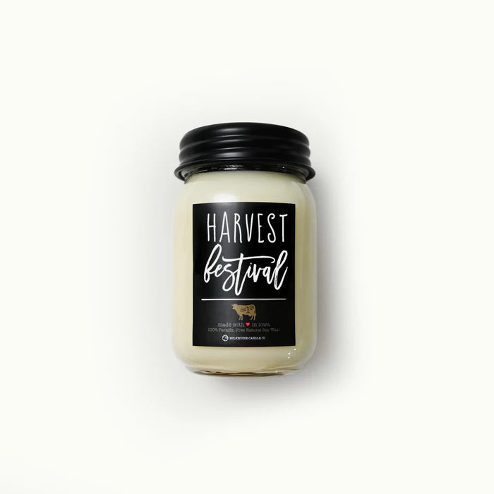 Farmhouse Mason Jar Candle - Harvest Festival