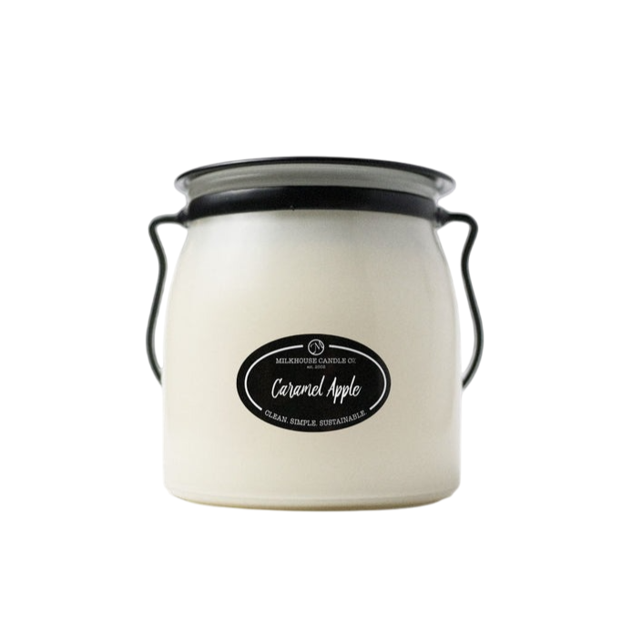 Butter Jar Candle Sml - Caramel Apple