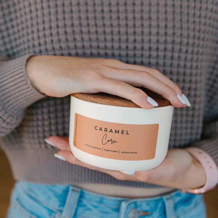 Signature Statement Candle - Caramel Corn