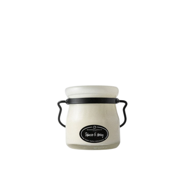 Cream Jar Candle - Tobacco & Honey