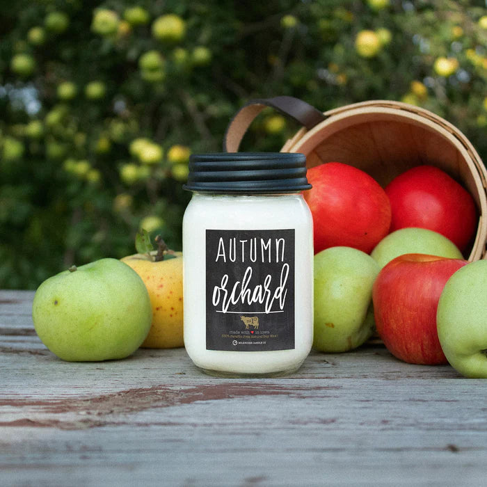 Farmhouse Mason Jar Candle - Autumn Orchard