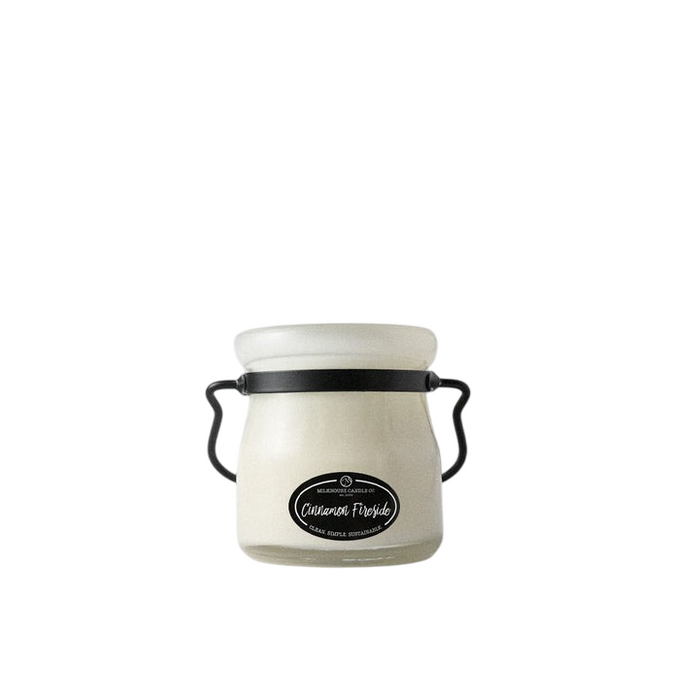 Cream Jar Candle - Cinnamon Fireside