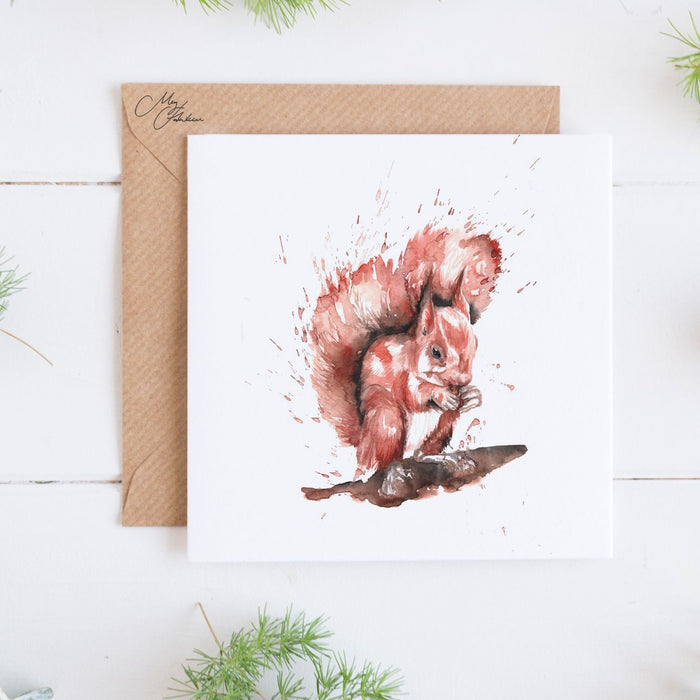 Squirrel Greeting Card