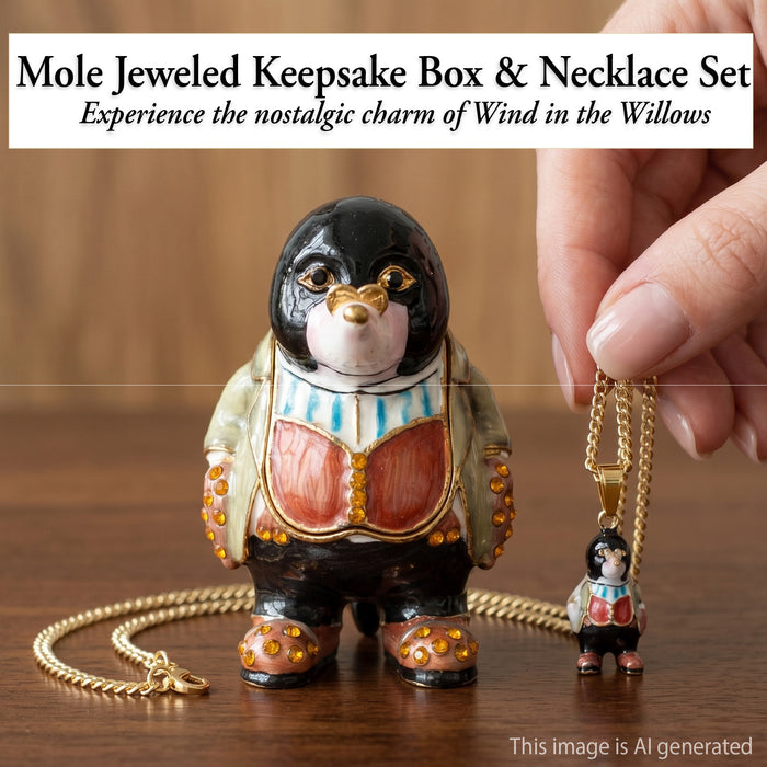Mole, Cloisonné Collectible Wind in The Willows