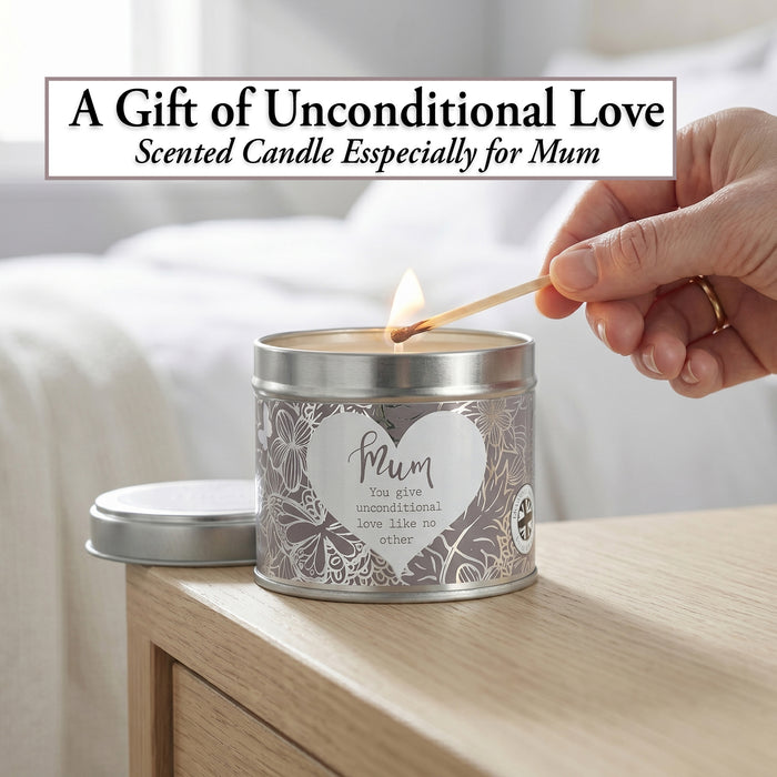 Mum, Candle in Tin