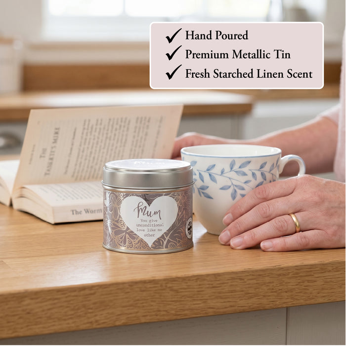 Mum, Candle in Tin
