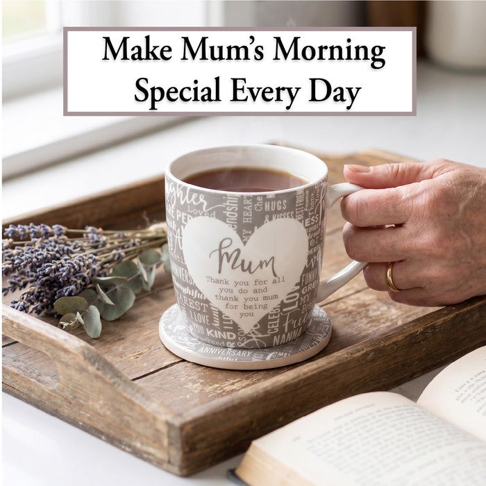 Mum, Mug & Coaster
