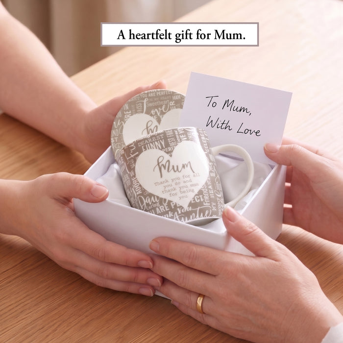 Mum, Mug & Coaster