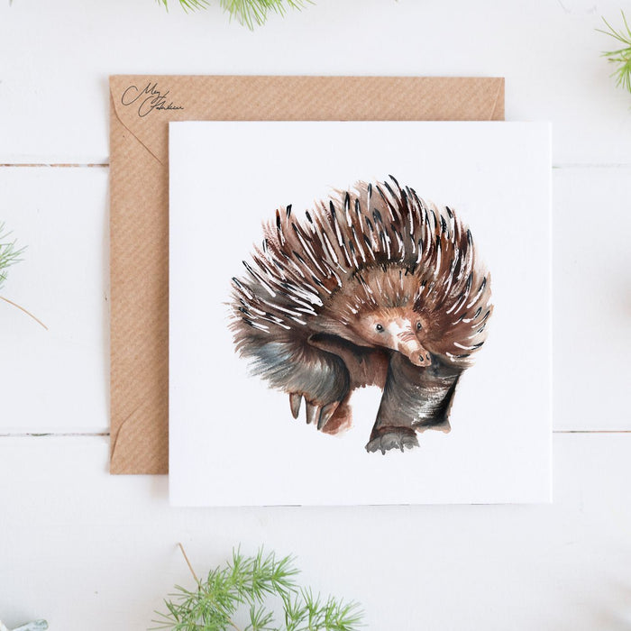 Echidna Greeting Card